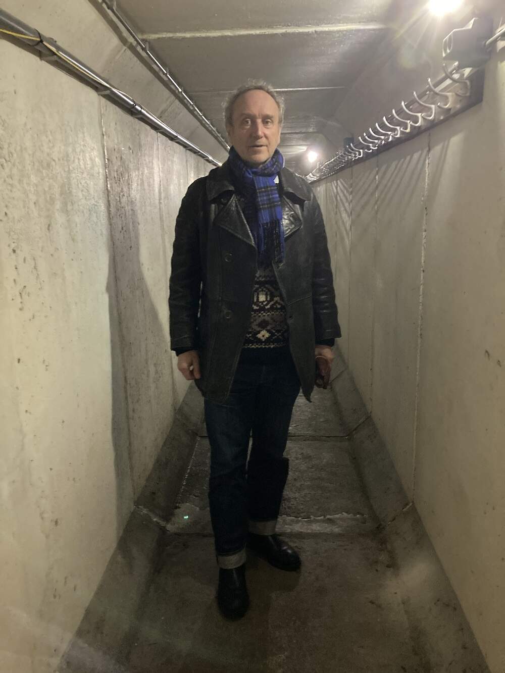 Menno Heling in de bunker