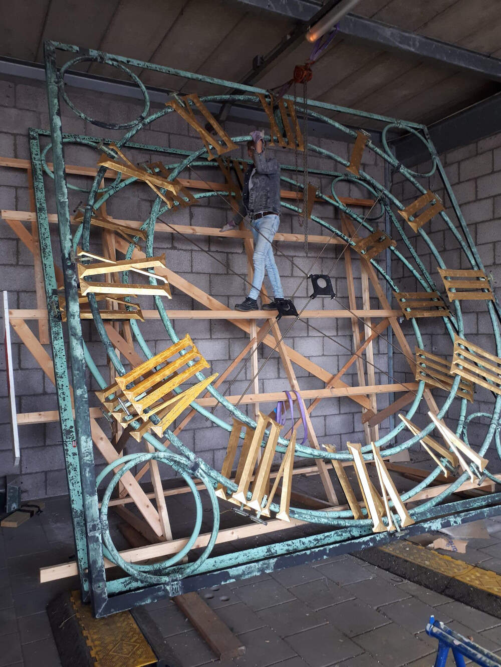 Wijzerplaat Domtoren Simon Laudy