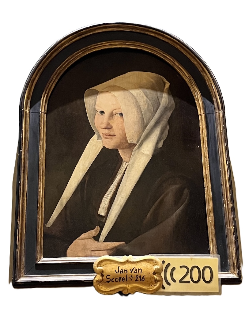 Portret van Agatha van Schoonhoven door Jan van Scorel