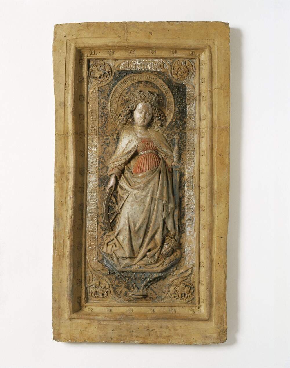 Plaque Catharijne 1480 Victoria and Albert Museum