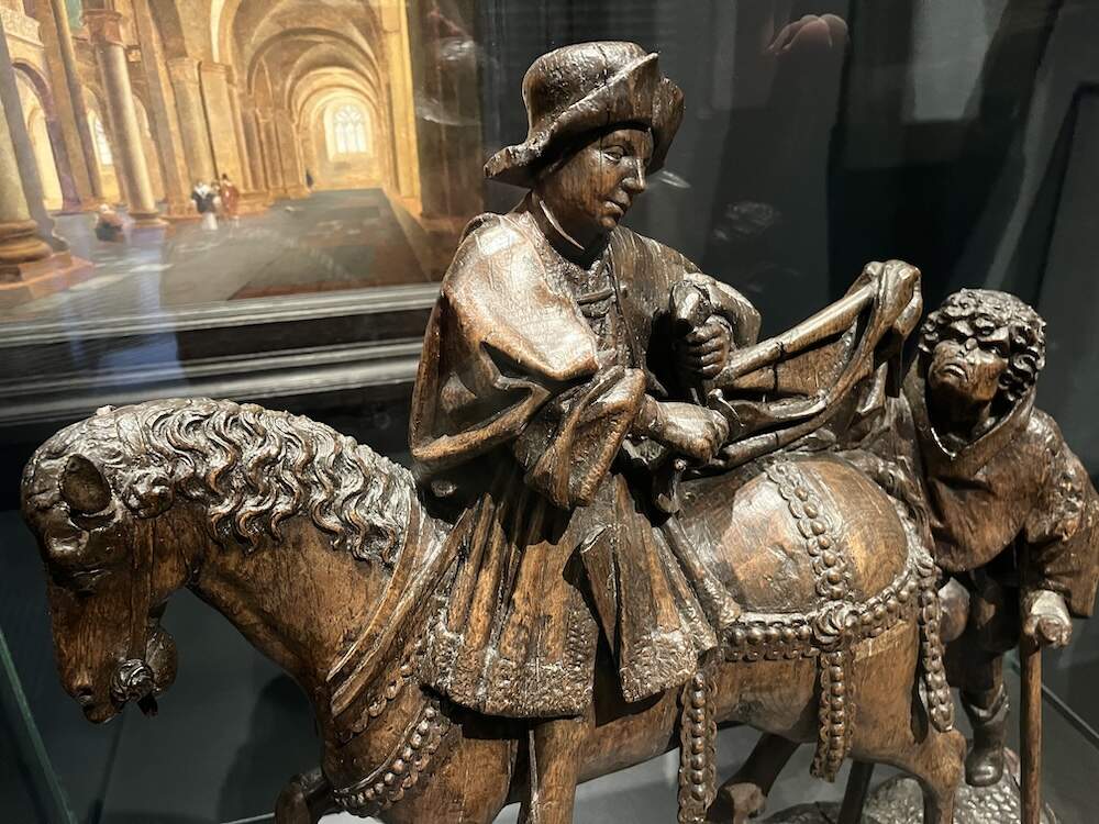 Sint Maarten en de bedelaar atelier Adriaen van Wesel Centraal Museum