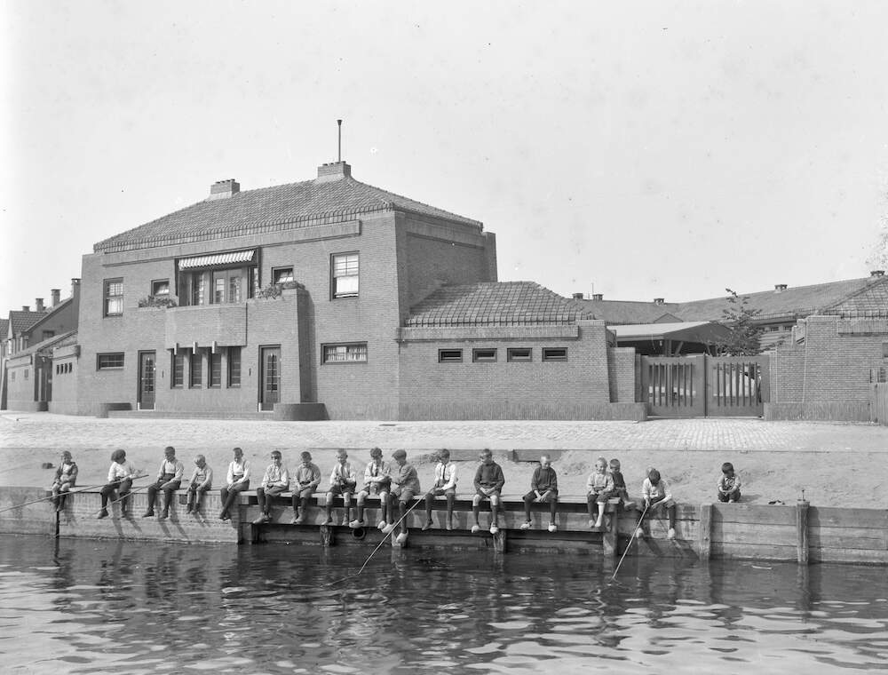 V304 afdelingspost van de Gemeentereiniging aan de Kromme Rijn ontwerp Planjer Blitz