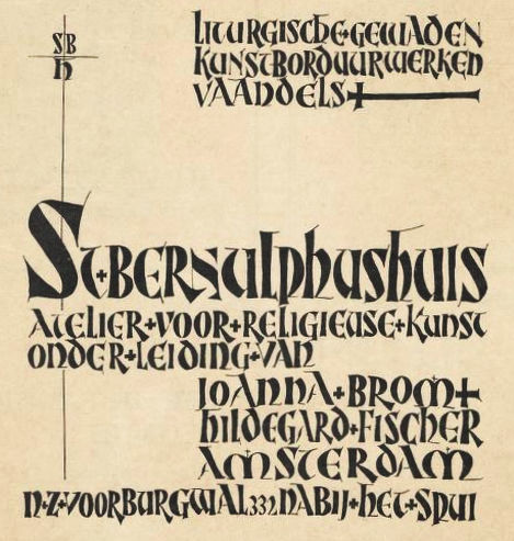Advertentie Sint Bernulphushuis Amsterdam 1931