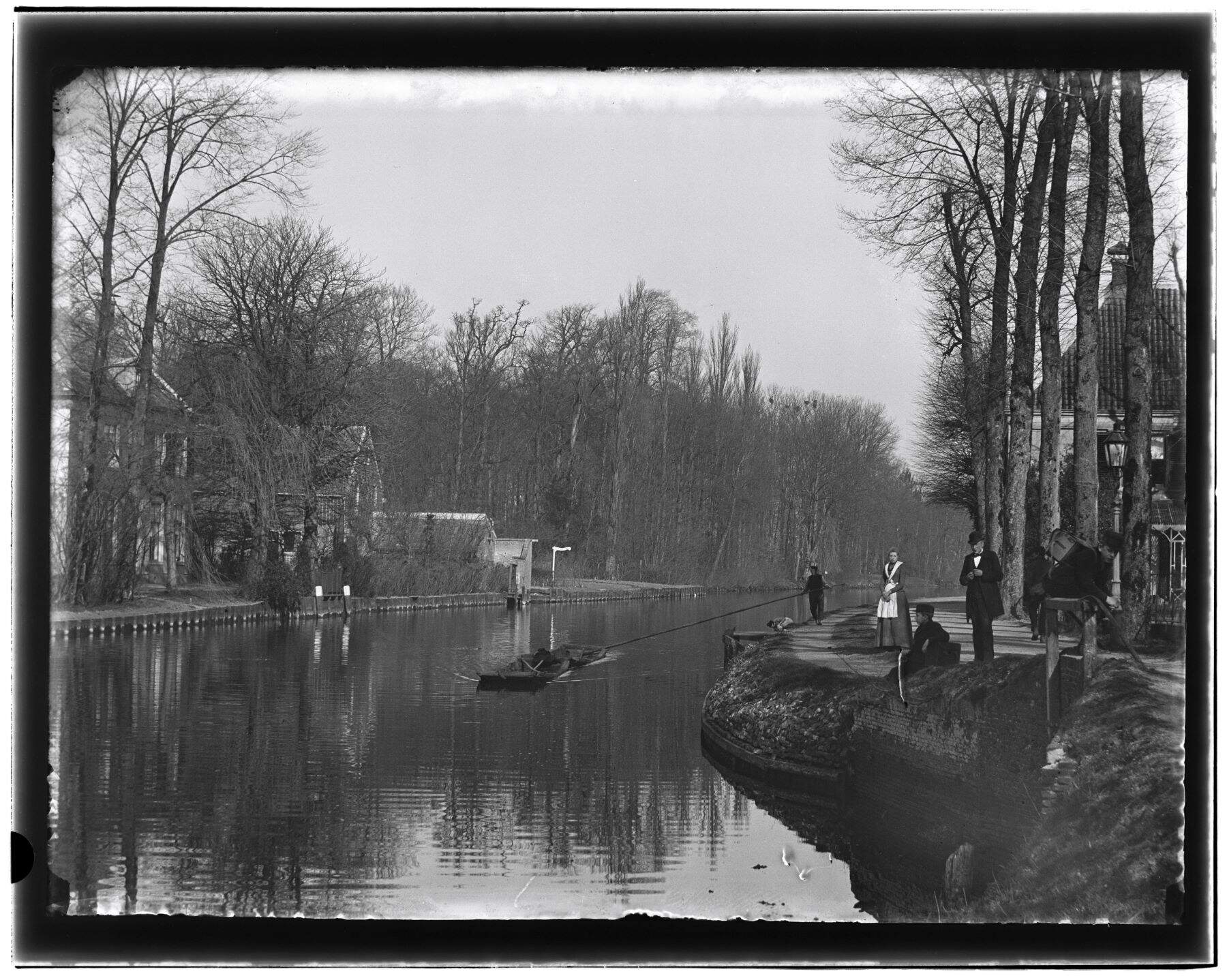 De Vecht met de jongens Olie 1894 klein