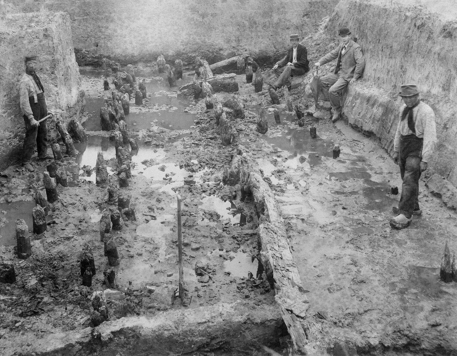 647 opgraving Castellum Fectio 1894