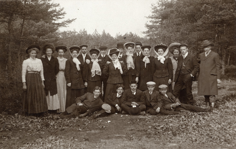 Leden van de Wielrijdersvereniging te Utrecht 1914