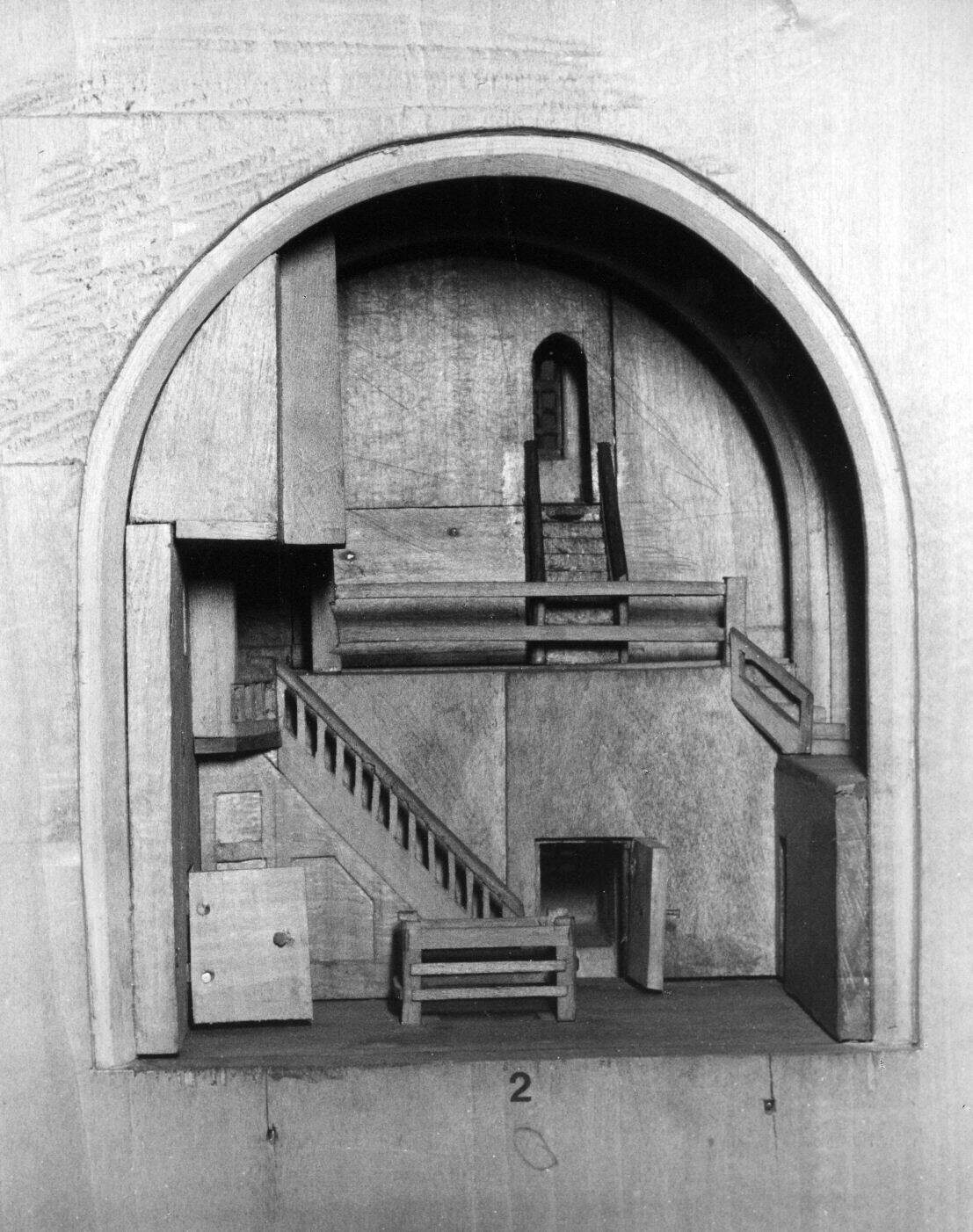 Maquette torenwachterswoning Domtoren