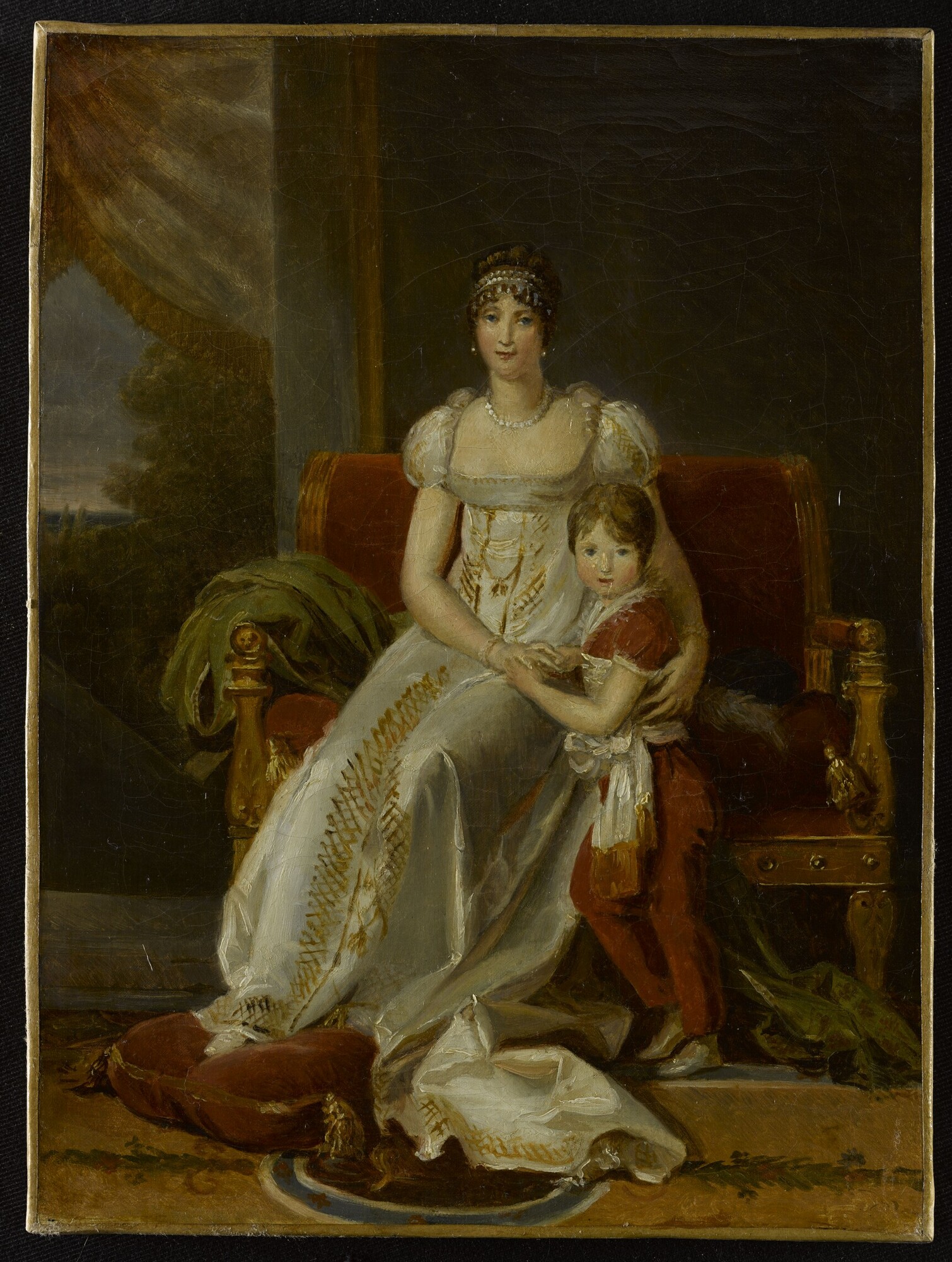 Hortense met haar zoon Napoleon Charles Bonaparte Francois Gerard 1807
