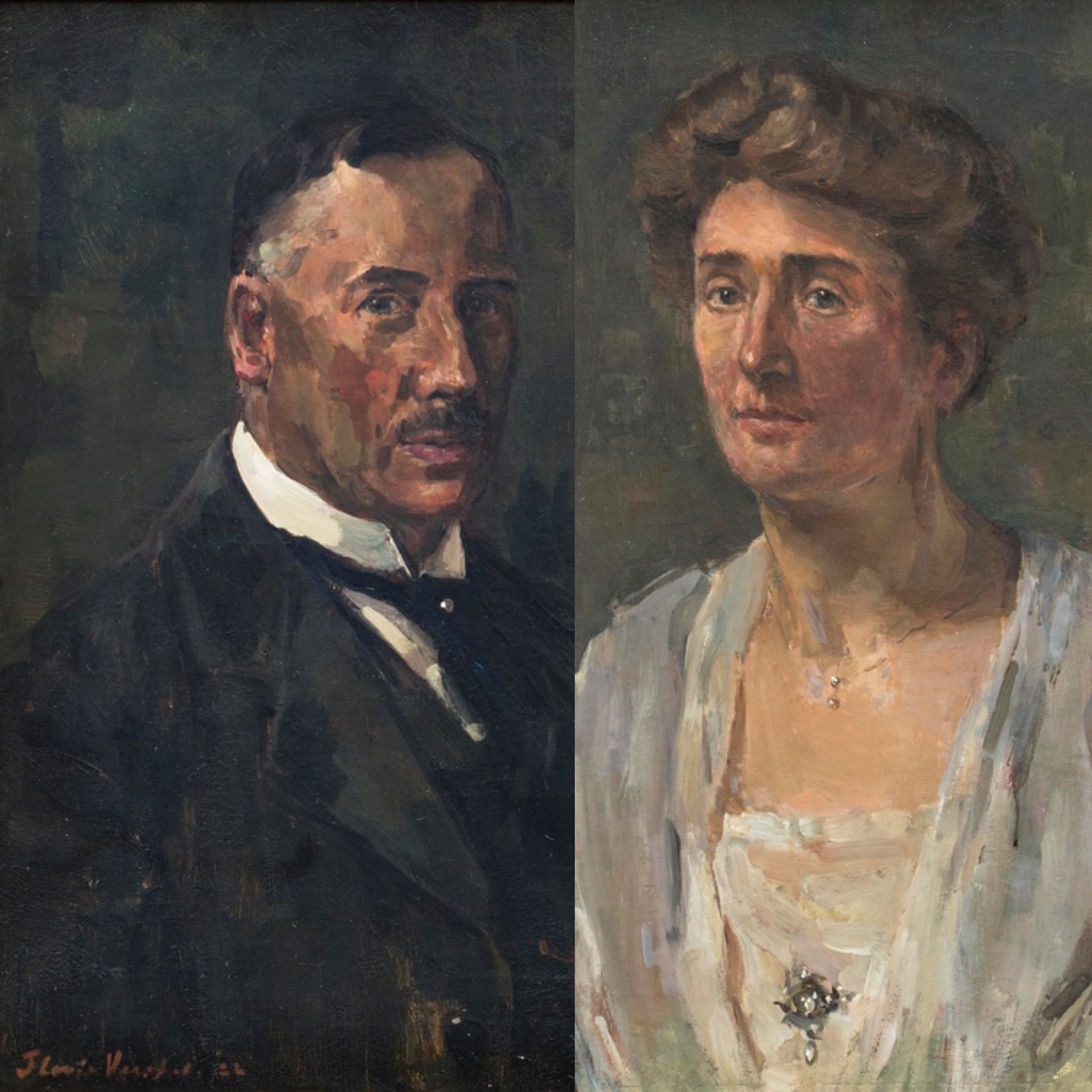 George en Henriette van Heukelom Floris Verster 1922 Centraal Museum