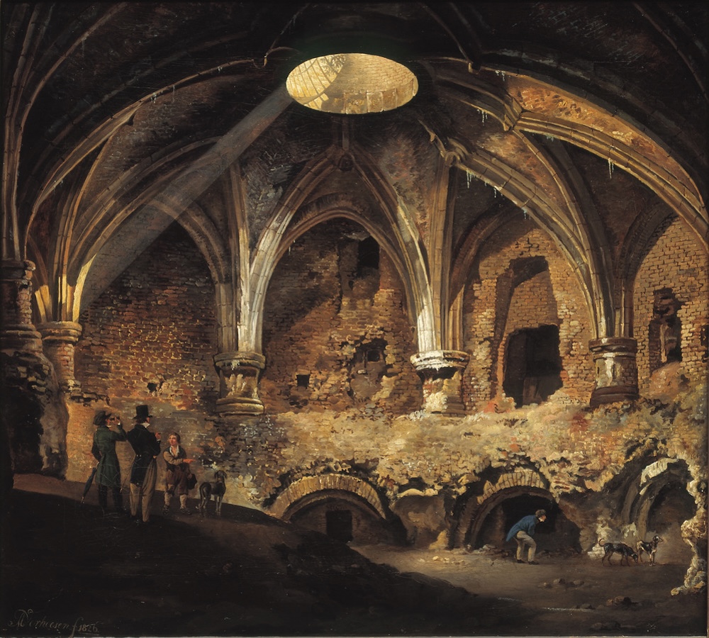 Spanjaardsgat van Kasteel Vredenburg A. Verhoesen en B.C. Koekkoek 1826 Centraal Museum