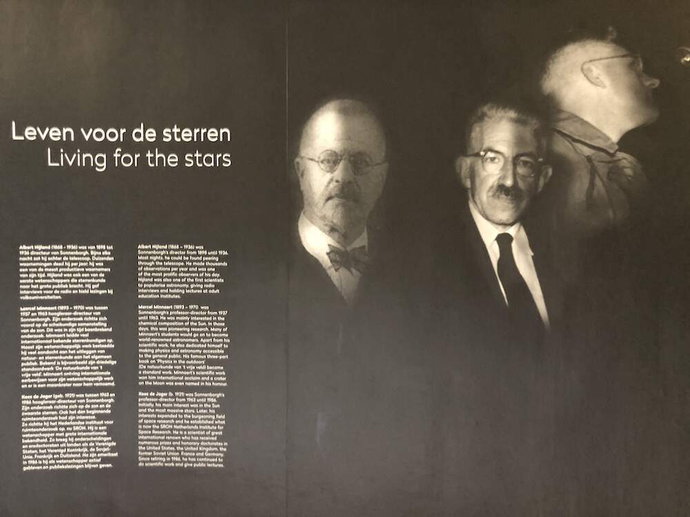 Kees de Jager in eregalerij van sterrenwacht Sonnenborgh