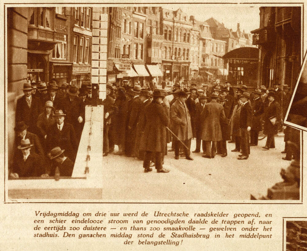 X16257 300182 In den Utrechtschen Raadskelder