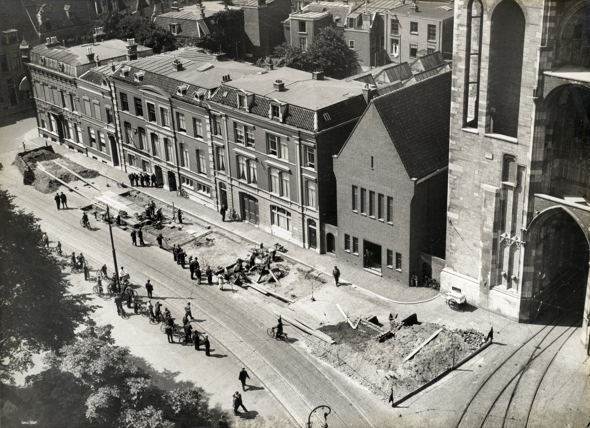 1933 nieuw onderzoek op Domplein