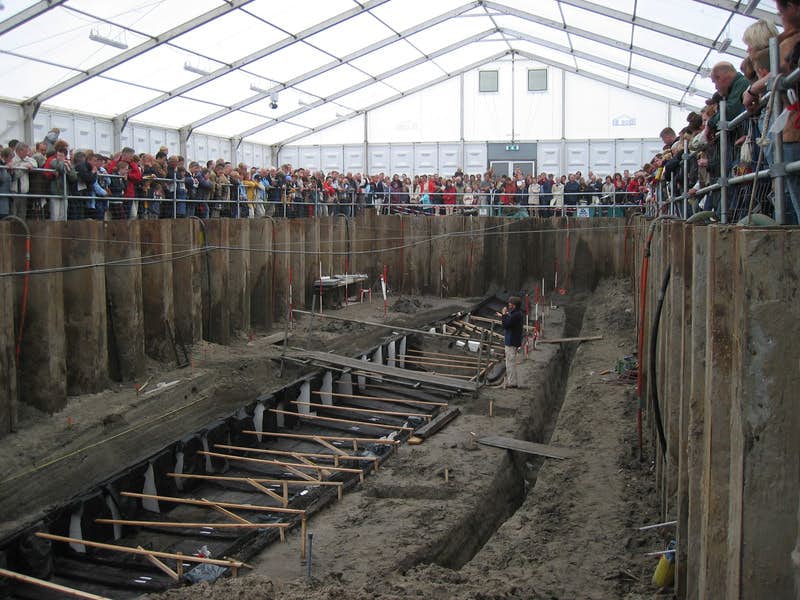 2003 de opgraving van het Romeinse schip De Meern 1 was wereldnieuws en trok veel publiek