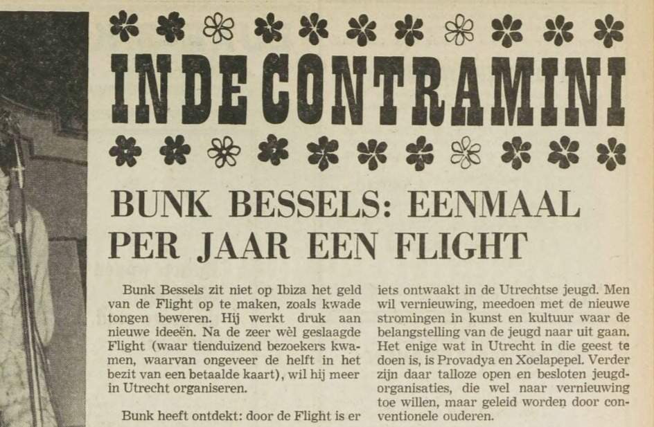 UN in gesprek met Bunk Bessels na eerste Flight