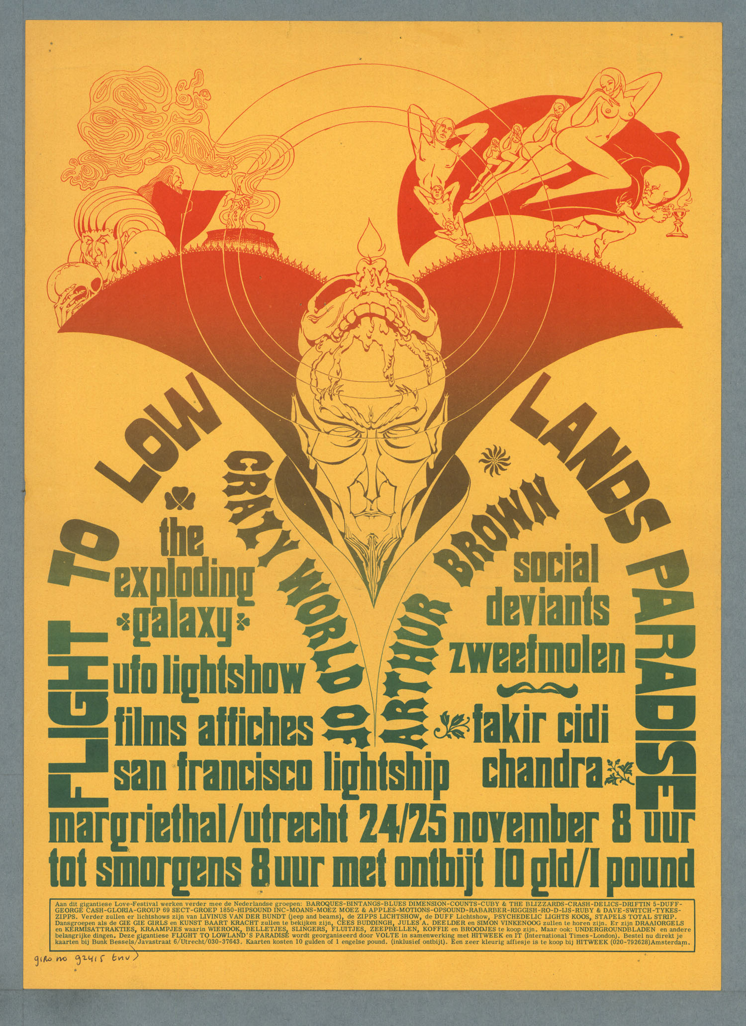 affiche Flight to Lowlands Paradise 1967