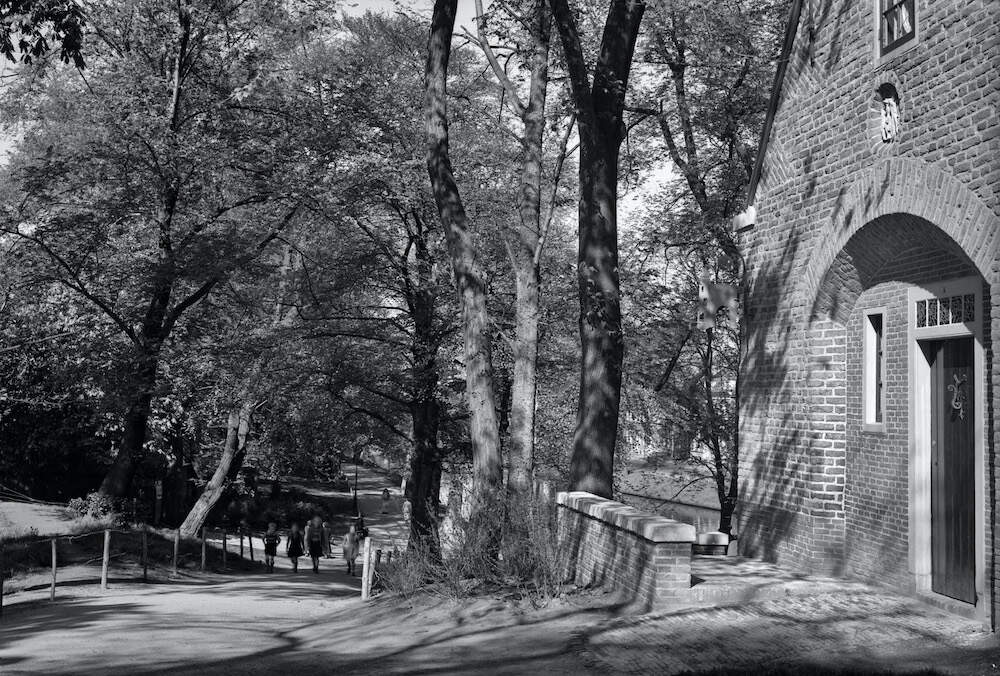 voorgevel atelier Manenburg Lauwers 1950 HUA