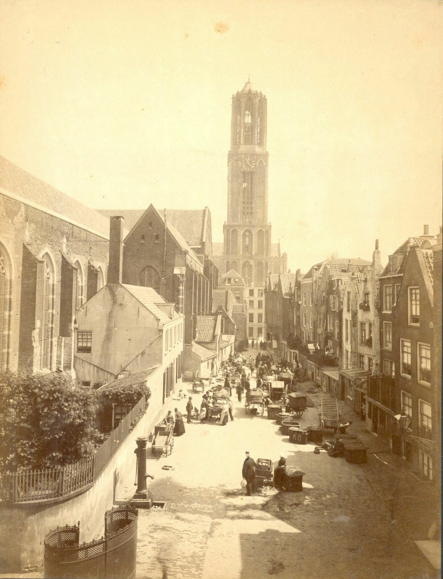 Botmarkt Buurkerkhof 1886 HUA