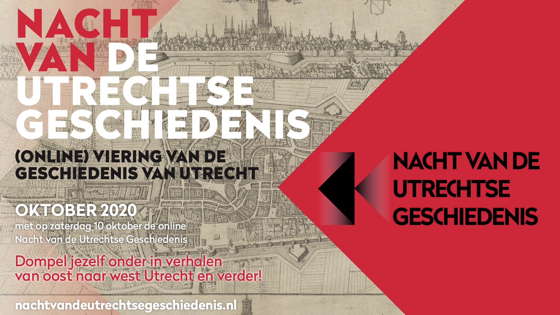 Nacht Van De Utrechtse Geschiedenis Poster