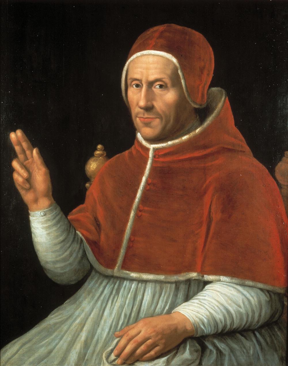 Paus Adrianus op kopie naar schilderij van Jan van Scorel Centraal Museum