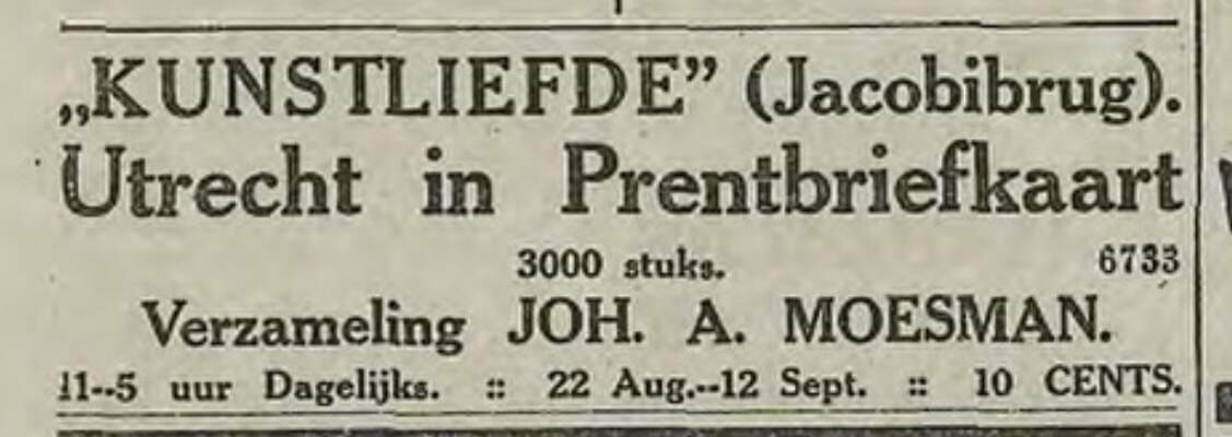 Tentoonstelling Moesman 1904