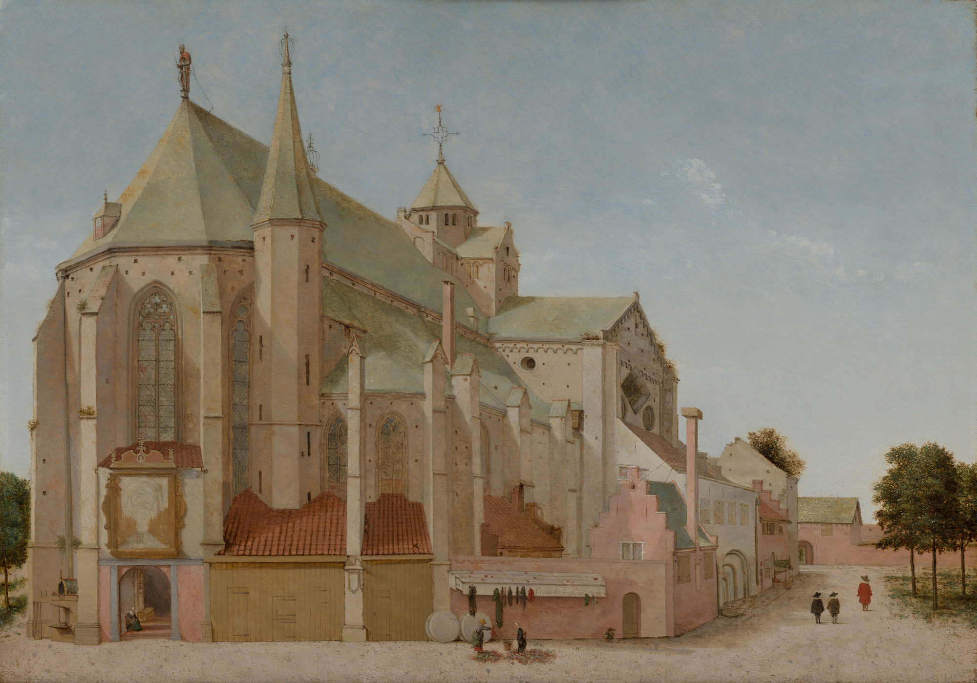 Saenredam Mariaplaats met de Mariakerk 1659 Mauritshuis
