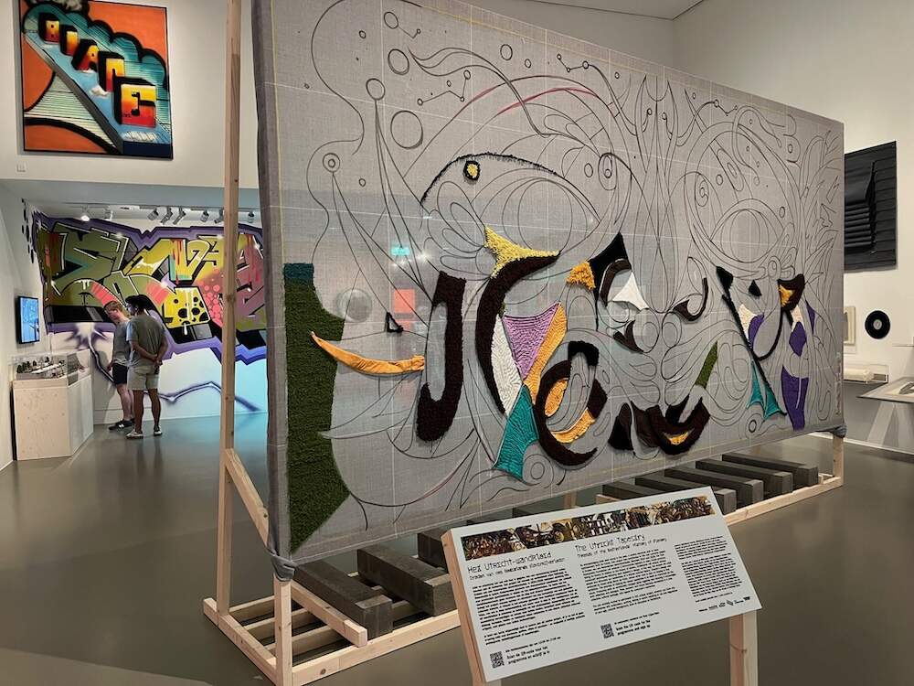 Wandkleed slavernijverleden provincie Utrecht Munir de Vries