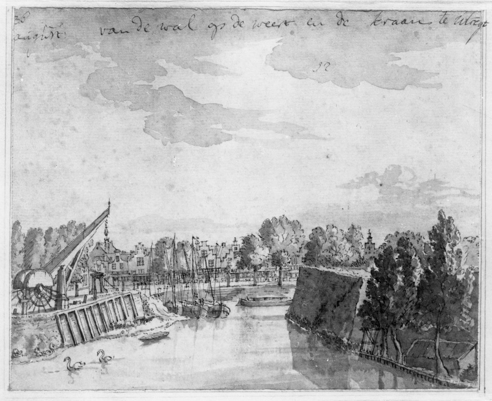 Van de Wal op de Weert en de Keulse Kraan te Utrecht 1736