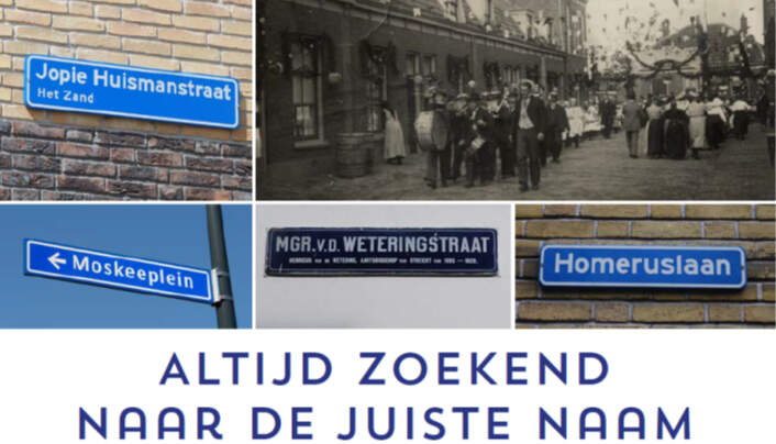 Altijd zoekend naar de juiste naam