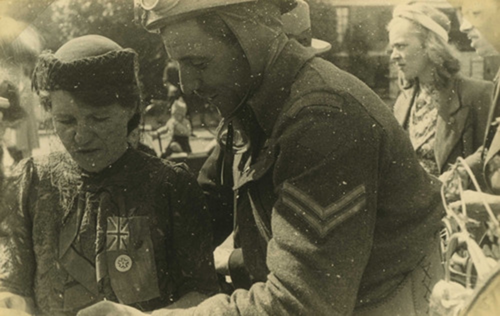 1945 7 mei Aankomst Geallieerden 7 mei 1945