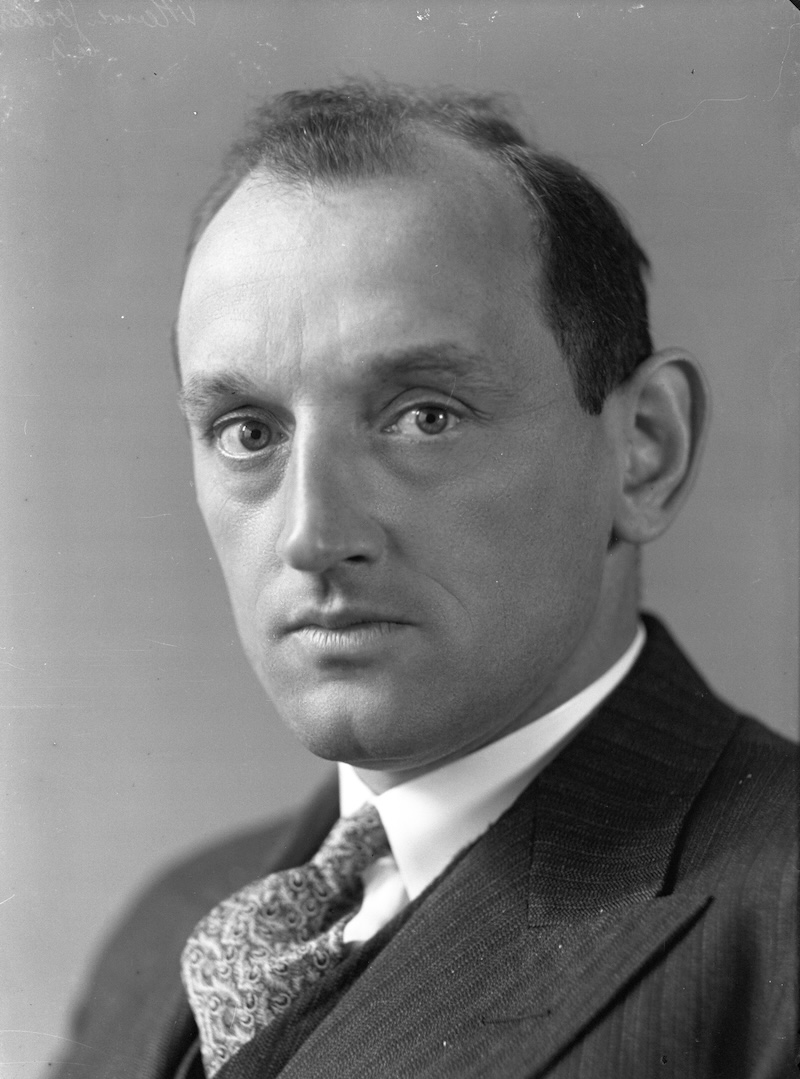 G.J. van Heuven Goedhart hoofdredacteur Utrechts Nieuwsblad F. Kramer 1939 HUA