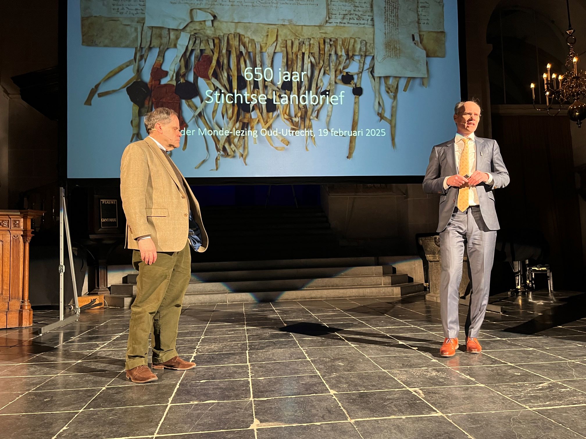 Van der Mondelezing 650 jaar Stichtse Landbrief