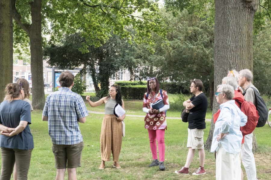 rondleiding in de middag