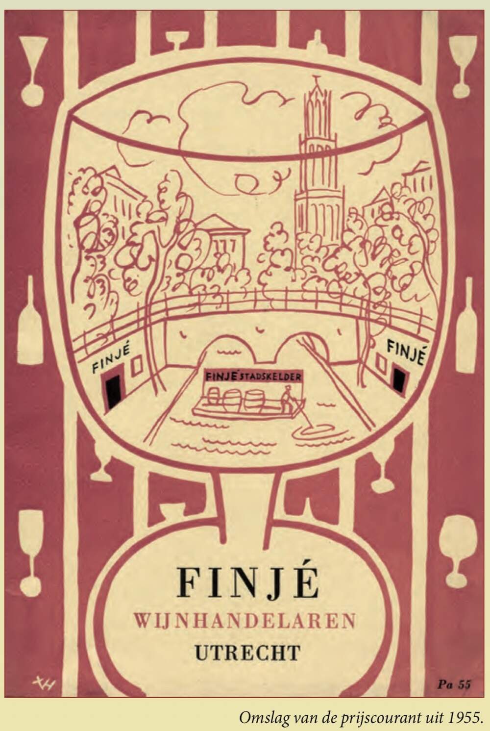 Finj prijscourant 1955