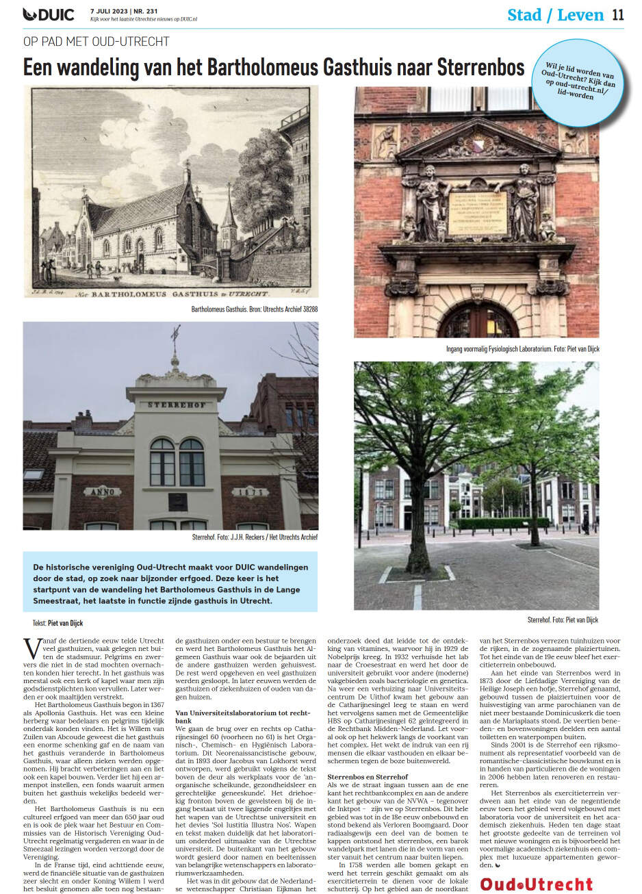 DUIC Van Barholomeus naar Sterrenbos DUIC Van Barholomeus naar Sterrenbos