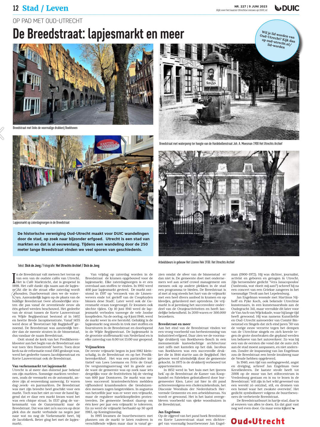 DUIC De Breedstraat met Lapjesmarkt DUIC De Breedstraat met Lapjesmarkt