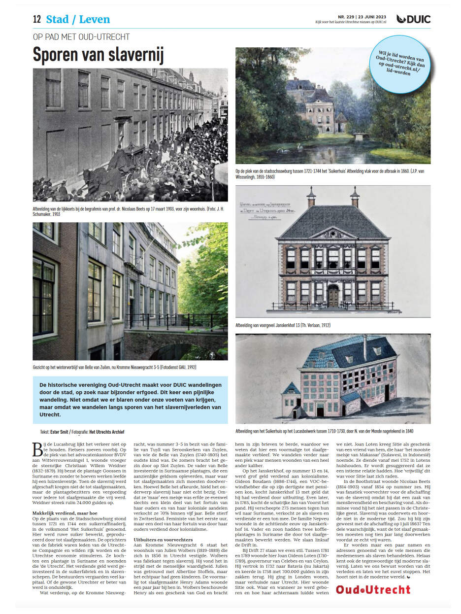 DUIC Sporen van slavernij DUIC Sporen van slavernij