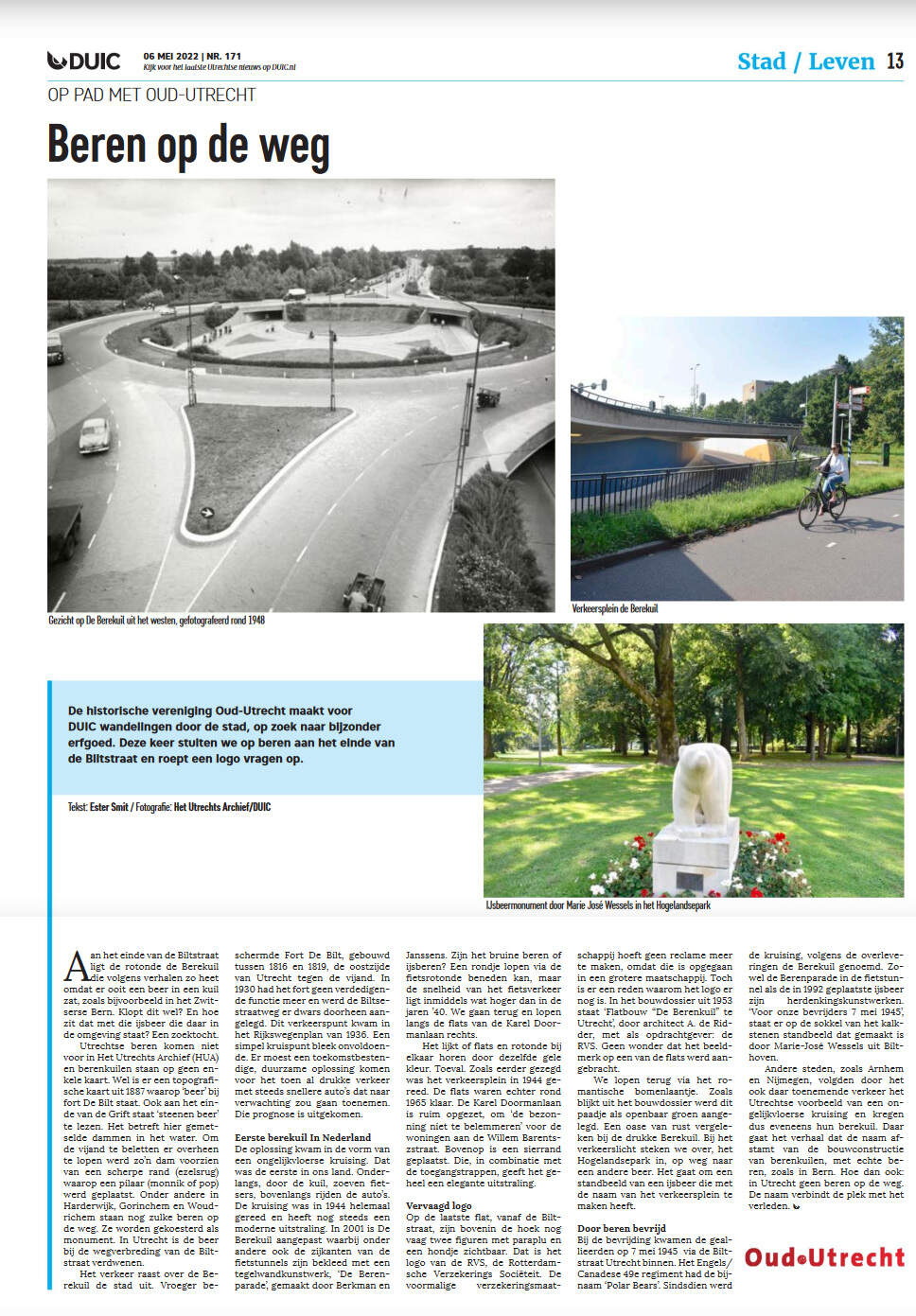 Beren op de weg DUIC Unesco